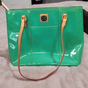 Dooney & Bourke Patent Leather Small Lexington Sh… - image 1